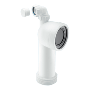 Bent WC Pan Connector with Boss Vent