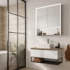 HIB Verve Illuminated Bathroom Mirrored Cabinet - Image 5