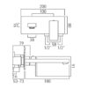 Vado Individual Notion Wall Mounted Basin Mixer - Image 9