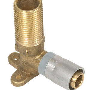 Buteline Male Backplate Elbow 1/2 Inch BSP x 16mm BWM100