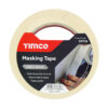 Timco Masking Tape - Cream 50m x 38mm - Image 2