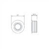 Floplast Boss Adapter (Push Fit Rubber) - Image 2