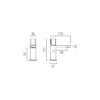 Vado Cameo Leverless Mini Mono Basin Mixer Tap - Image 3