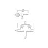 Vado Cameo Leverless Wall Mounted Exposed Thermostatic Bath Shower Mixer Chrome - Image 2