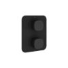 Vado Cameo 2 Outlet 2 Handle Concealed Thermostatic Valve Matt Black