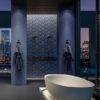 Versace Manifesto La Greca Maxi Blue 120x280cm - Image 2