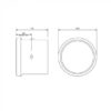 Floplast UG 110mm Single Socket Coupling - Image 2