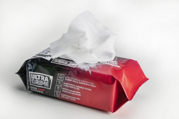 Ultra Grime Power Scrub Cloth Wipes (80 Wipes) - Image 6