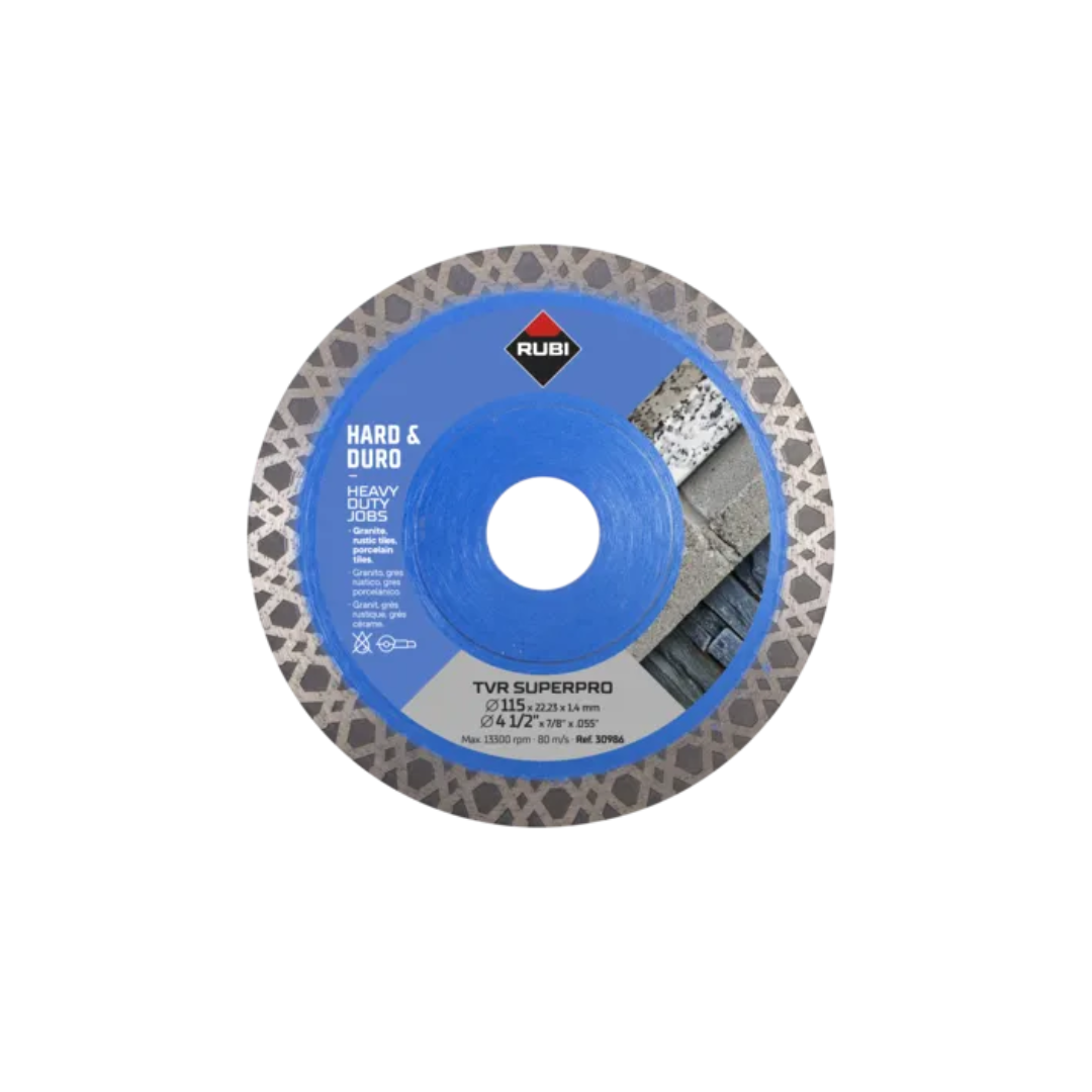 Rubi Dry Cut TVR Turbo Blade 115mm (BLUE)