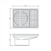 Floplast UG Spare Rectangular Hopper & Grid For Gully - Image 2