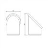 Floplast UG 110mm PVC Oval Rodding Point (Spigot) - Image 2
