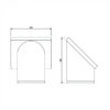 Floplast UG 110mm PVC Squar Rodding Point (Spigot) - Image 2