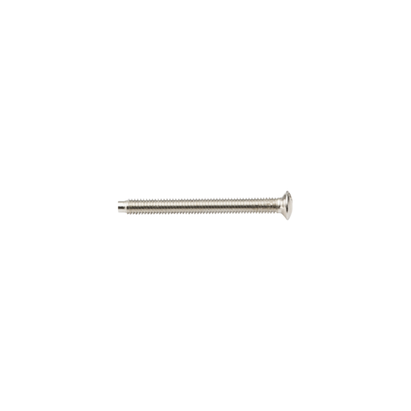 M3.5 x 35mm raised head countersunk electrical socket screw - Nickel plated