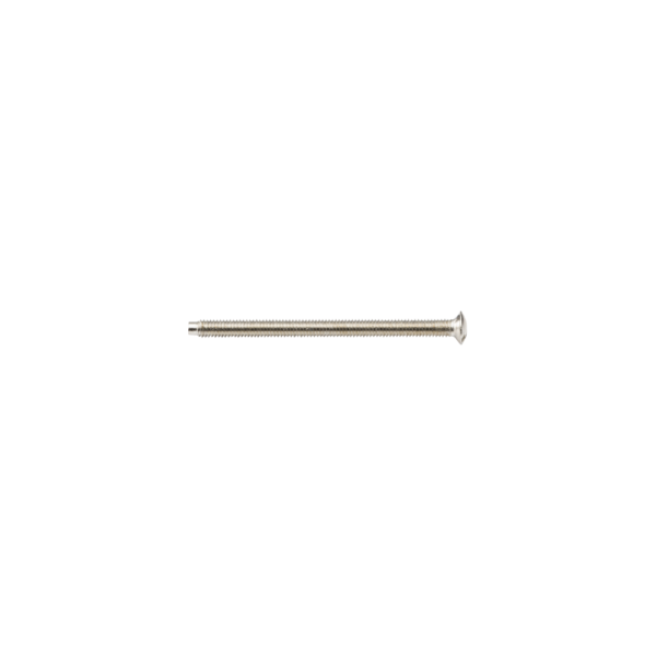 M3.5 x 50mm raised head countersunk electrical socket screw - Nickel plated