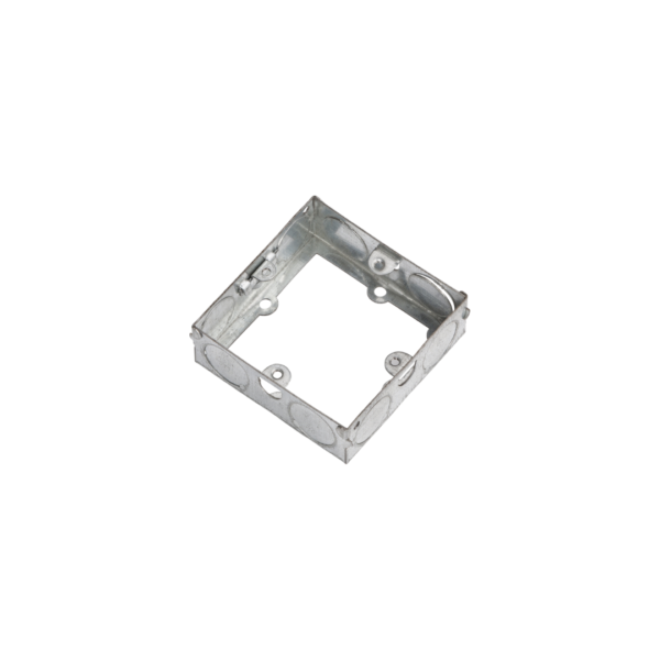 1G 25mm Galvanised Steel Extension Box