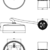 6" T2 BC Pendant Set - 3-Plate - Image 2