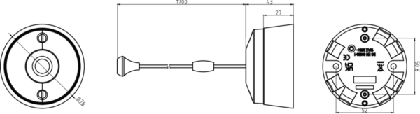 10AX 2-way Pull Cord switch - Image 2