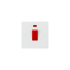 45A DP Switch with Neon (1G size) - Red Rocker
