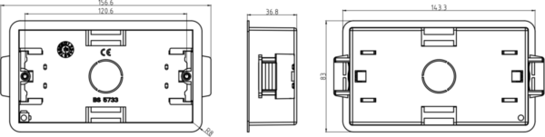 35mm Double Dry Lining Box - Image 2