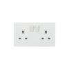 13A 2G DP Switched Socket with Twin Earths - ASTA Approved