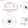 SpektroLED Evo Fixed - Fire Rated IP65 Downlight - Image 2