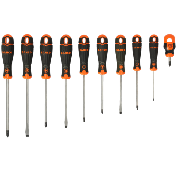 Bahco B219.010 Coloured Screwdriver Set - 10 Pcs