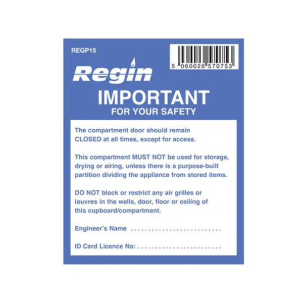 Regin Important - Compartment Sticker - 8 Pack