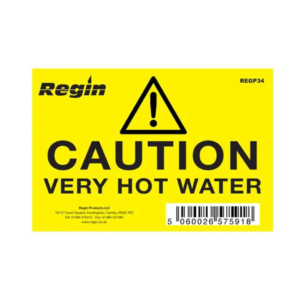 Caution Very Hot Water Sticker