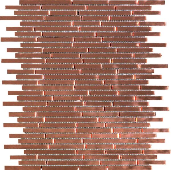 Dune Copper Mirror 26.5x28.5cm Mosaic