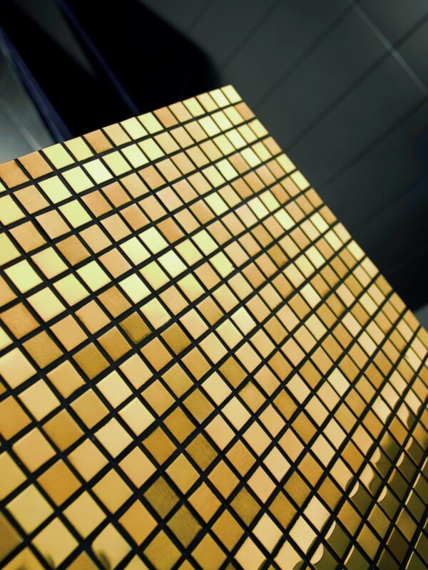 Dune Metalic Gold 30.1x30.1cm Mosaic - Image 3