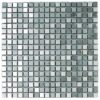 Dune Metalic Silver 30.1x30.1cm Mosaic