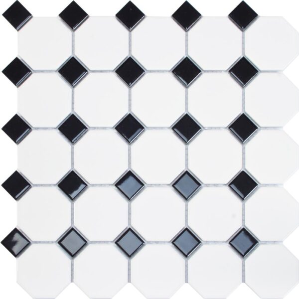 Dune Oxford Black 29.5x29.5cm Mosaic