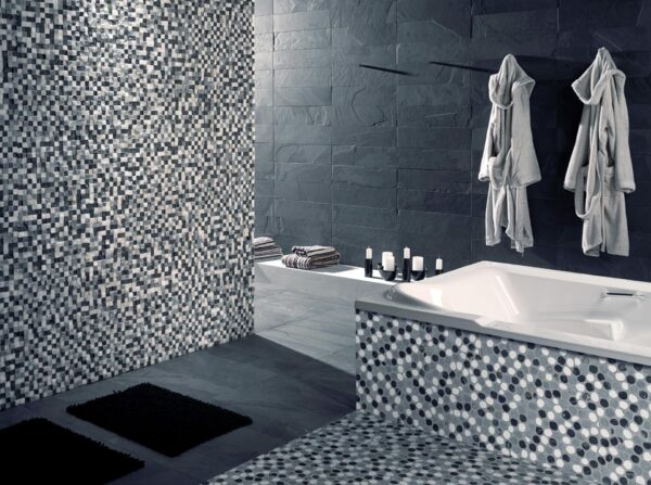 Dune Rio Cinza 26x26cm Mosaic - Image 2
