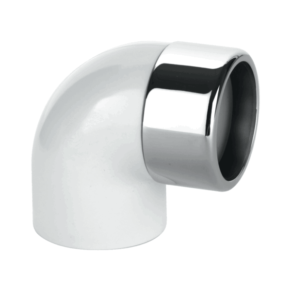 Chrome to Solvent 90° Bend 32/35mm x 1.1/4"