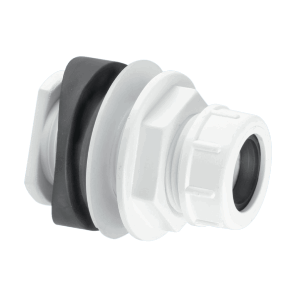 Soil & Rainwater Boss Connector 19-23mm White