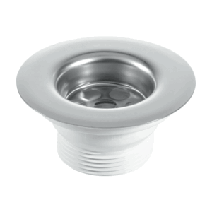Centre Pin Sink Waste 85mm Flange 2" w Plug