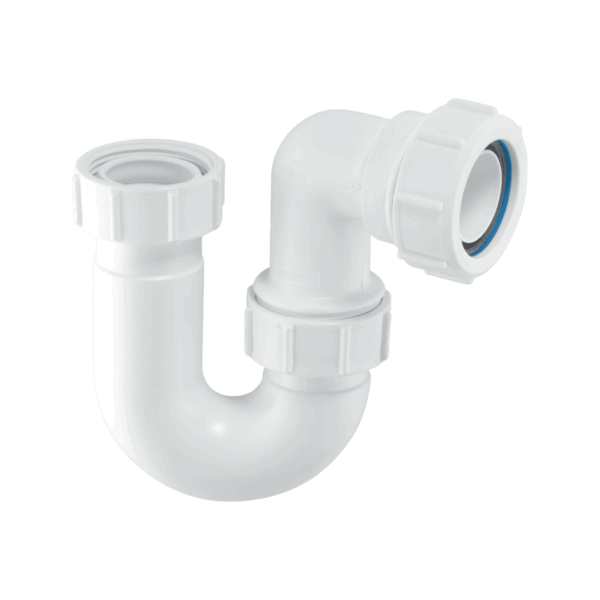 Low Inlet Tubular Swivel P Trap 1.1/4"