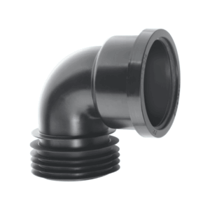 90° Drain Connector 4"/110mm for Cast Iron, Clay
