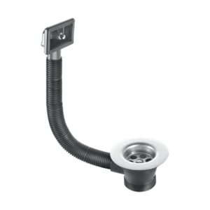 1.1/2" Combined Sink Waste & Rectangular Overflow 85mm