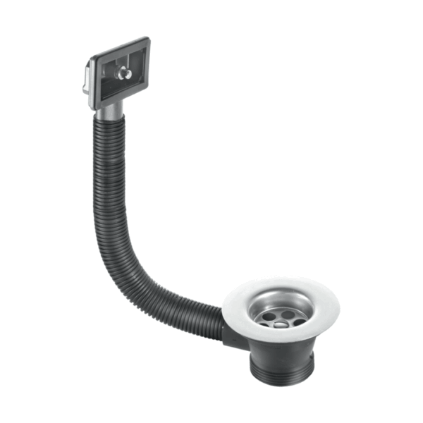 1.1/2" Combined Sink Waste & Rectangular Overflow 85mm