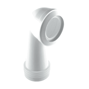 MACFIT 90° Bent WC Connector 4"/110mm Long