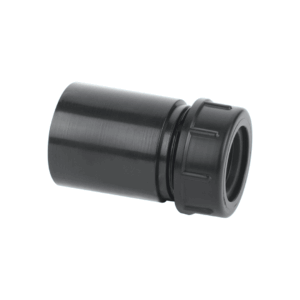 Multifit 1.1/4" Plain Tail x 19-23mm Connection Black