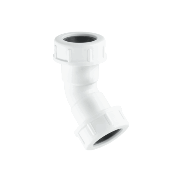Overflow Compression 135° Bend 19-23mm ¾"