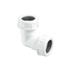 Overflow Compression 90° Bend 19-23mm ¾"