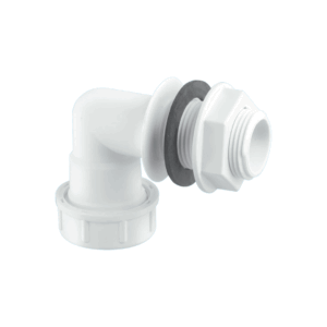 Overflow Compression Bent Tank Connector 19-23mm ¾"