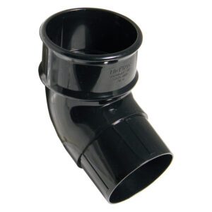 Round Downpipe Offset Bend 112° Black