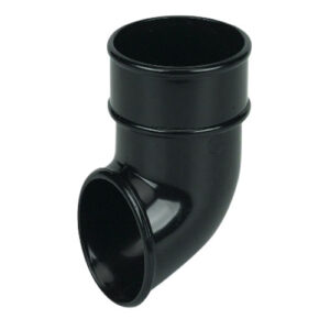 Round Downpipe Shoe Black