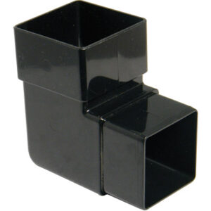 Square Downpipe Offset Bend 92.5° White