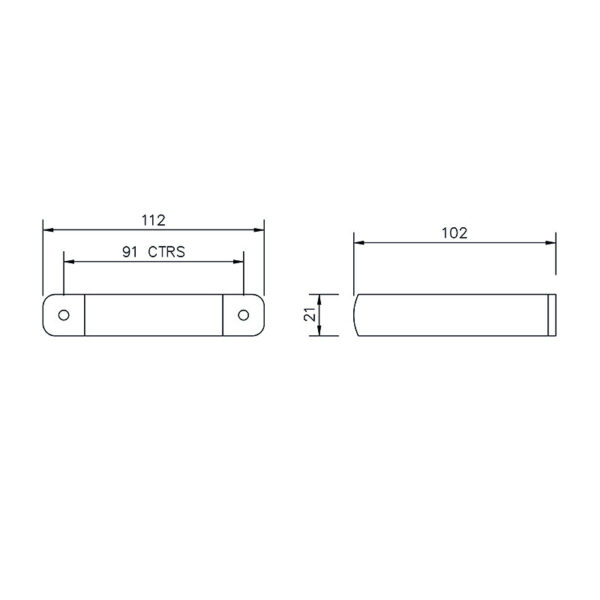 Floplast Round Downpipe Pipe Clips White - Image 2
