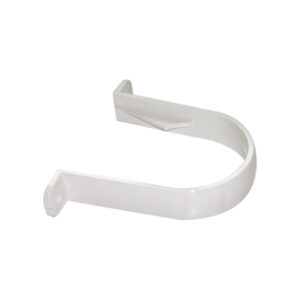 Round Downpipe Pipe Clips White